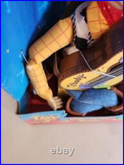 Vintage Disney Pixar 1999 Toy Story 2 Strumming Singing Woody. Read