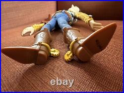 Vintage Disney Pixar Thinkway Toy Story Woody Pull String Doll 15 NO SOUND