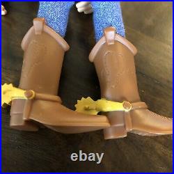 Vintage Disney Pixar Toy Story Pull String Talking Woody Thinkway Original Works
