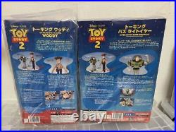 Vintage Disney Toy Story 2 Interactive Talking Figure Set Japan Woody Buzz Light