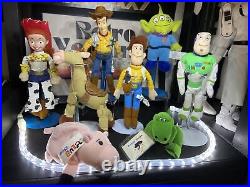 Vintage Disney Toy Story 2 Jessie, Woody, Bullseye Bean Bag Plush Lot Of 8