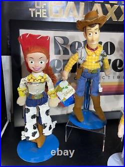 Vintage Disney Toy Story 2 Jessie, Woody, Bullseye Bean Bag Plush Lot Of 8