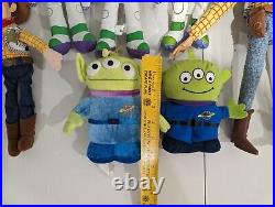 Vintage Disney Toy Story Doll with Woody, Buzz, and Little Green Men