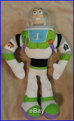 Vintage Disney Toy Story Large Woody Doll 32 & Large Buzz Lightyear 26-CLEAN