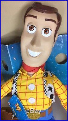 Vintage Disney Toy Story Large Woody Doll 32 New With Tags Rare