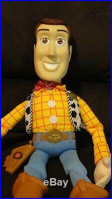 Vintage Disney Toy Story Large Woody Doll 32 by Mattel inc-CLEAN