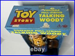 Vintage Disney Toy Story Poseable Pull-String Talking Woody Thinkway BRAND NEW