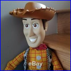 Vintage Disney Toy Story Woody Doll with Hat Large 32 by Mattel Inc