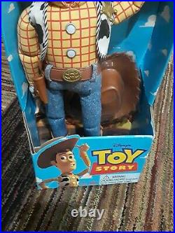 Vintage Disney Toy Story Woody Pull-string Talking Doll New In Box
