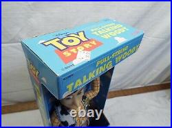 Vintage Disney's Toy Store Woody Pull String Talking Doll 62943 in Box NRFB