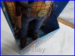 Vintage Disney's Toy Store Woody Pull String Talking Doll 62943 in Box NRFB