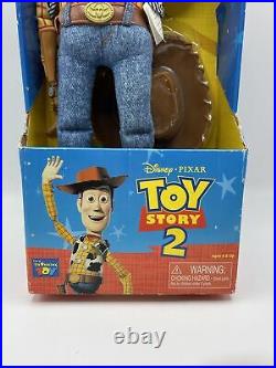 Vintage Original Toy Story 2 Pull-string Talking Woody Doll NIB 16 Rare