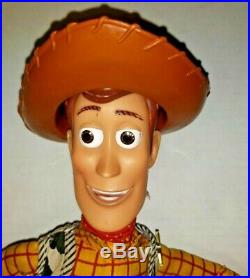 Vintage Rare Talking Woody 1995 Disney Pixar Toy Story Doll with Hat Clean