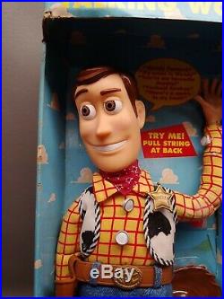 Vintage Thinkway Toys Disney Toy Story talking Woody doll large 16
