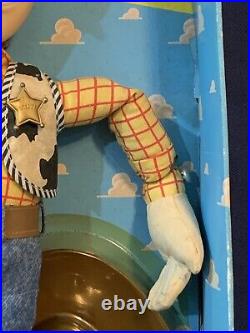 Vintage Toy Story 1995 Jumbo 22 Woody Adventure Buddy Thinkway Doll Disney Read