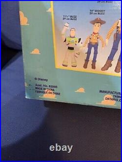 Vintage Toy Story 1995 Jumbo 22 Woody Adventure Buddy Thinkway Doll Disney Read