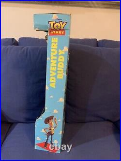 Vintage Toy Story 1995 Jumbo 22 Woody Adventure Buddy Thinkway Doll Disney Read