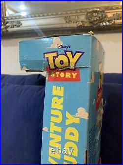 Vintage Toy Story 1995 Jumbo 22 Woody Adventure Buddy Thinkway Doll Disney Read