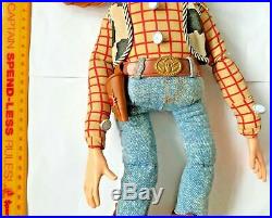 Vintage Toy Story 1st Release Pull-string Talking Woody 16 Doll Thinkway Disney