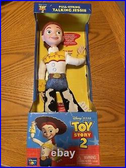 Vintage Toy Story 2 Pull-String Talking Jessie #68068 New In Box