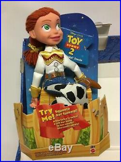 Vintage Toy Story 2 Talkin' Tude Woody & Talk N' Yodel Jessie In Rare Chest Box