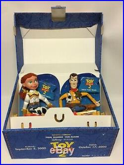 Vintage Toy Story 2 Talkin' Woody & Jessie In Rare F&f Promotional Chest Box
