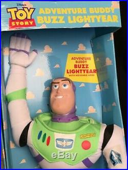 Vintage Toy Story Adventure Buddy Woody Buzz Lightyear Doll New JUMBO 18 Tall
