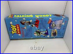 Vintage Toy Story Poseable Pull String Talking Woody Thinkway 1995 UNTESTED
