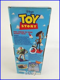 Vintage Toy Story Woody 15'' Original Pull String 1995 Thinkway Boxed Vgc