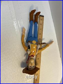 Vintage Woody Doll Finger Puppet 1995 Disney Pixar Burger King Toy Story