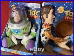 Vintage toy Plushy story lot Woody Buzz Light year Rex
