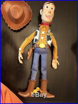 WARNING Haunted! Toy Story Woody And Buzz Lightyear Talking Big Figure Disney