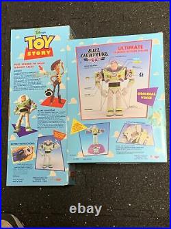 WOODY & BUZZ Disney 1996 Original Toy Story Talking 62810 NEW in Box