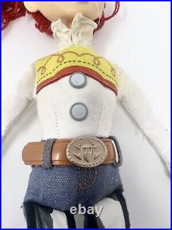 WOODY & JESSIE Cowgirl Pull-String Talking 15 Doll Thinkway Disney Pixar No