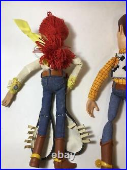 WOODY & JESSIE Cowgirl Pull-String Talking 15 Doll Thinkway Disney Pixar works
