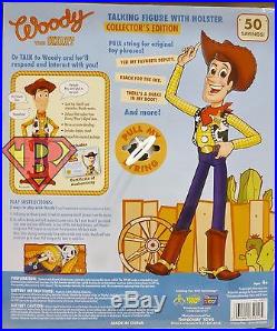 WOODY THE SHERIFF Disney Toy Story 12 Talking Doll Figure with Holster 2016