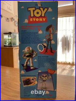 Walt Disney Toy Story Talking Pull String Woody & Buzz Doll 1 Edition 1995 Japan