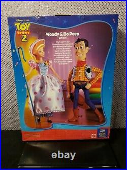 Woody & Bo Peep Toy Story 2 Doll Gift Set 1999 Mattel 23785 Nrfb