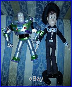 Woody Buzz Lightyear Doll Disney Store Limited Edition toy story 17 LE muñeca