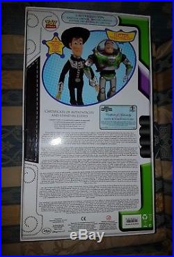 Woody Buzz Lightyear Doll Disney Store Limited Edition toy story 17 LE muñeca