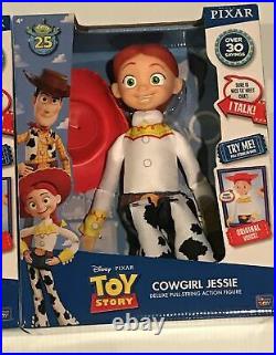 Woody & Jesse Pull String Talking Doll Figurines Toy Story