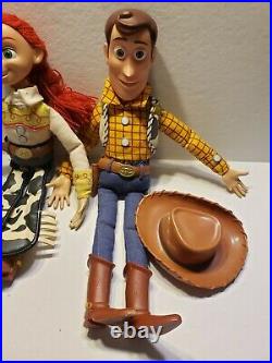 Woody & Jessie Pull String Dolls (Read Description) Toy Story Disney (C2)