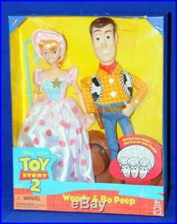 Woody & Little Bo Peep Gift set Mattel Dolls NRFB Box NOT mint Toy Story Vintage