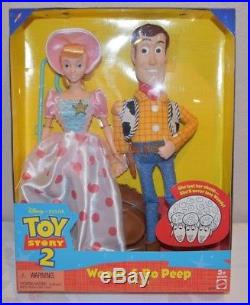 Woody & Little Bo Peep Toy Story 2 Doll Gift Set 1999 New Sealed Box NRFB Nice