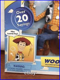 Woody Sheriff Pull String Doll Talking Toy Story Thinkway Cloud 2010 Rare New