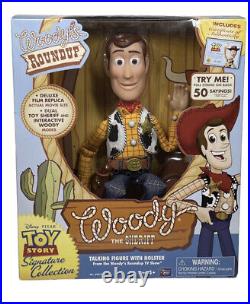 Woody The Sheriff- Woody Roundup Talking Figure With Holster -Toy Story Collec