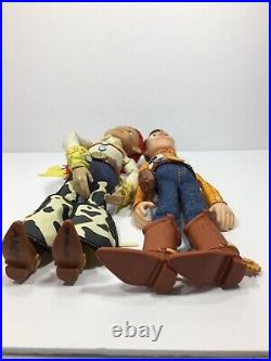 Woody ThinkWay & Jessie Toy Story Pull String Doll Talking 16 Free Ship