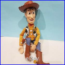 Woody Toy Story Talking Pull String 15 Doll and Hat snake in boot
