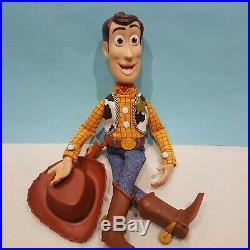Woody Toy Story Talking Pull String 15 Doll and Hat snake in boot