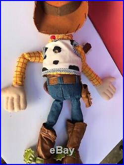 Woody and Jesse Toy Story Dolls With Hats And Guitar 20 Talking Buzz 12